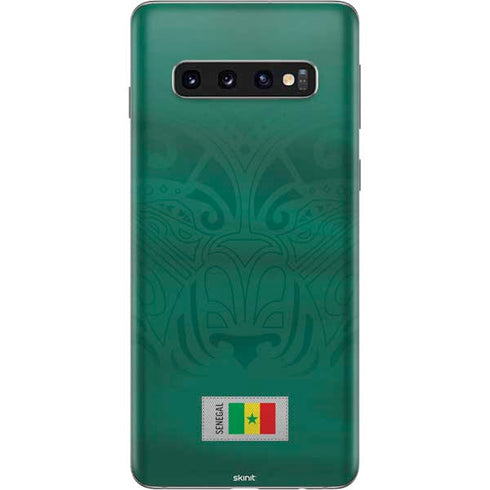 Senegal Soccer Flag Galaxy S10 Skin